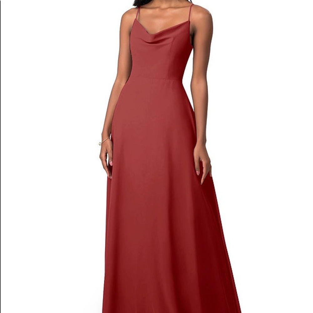 azazie daenerys bridesmaid dress!! size 2, worn once! in great condition!